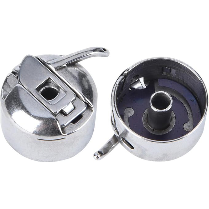 2 stuks Metalen Spoelhuis voor 1850 1900 Bartack Naaimachine Accessoires gray
