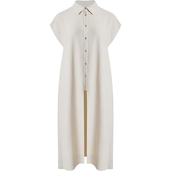 Lange crêpe jurk voor dames Mat Fashion