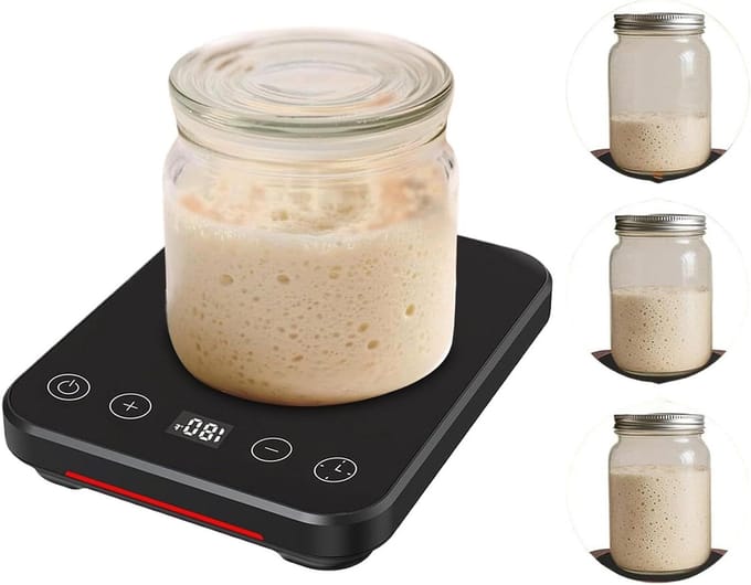Verwarmingsmat met Timer - Gist Verwarmer Deegwarmer - Brood Bakken - Intelligente Temperatuurregeling - 15 x 117 cm - Wit