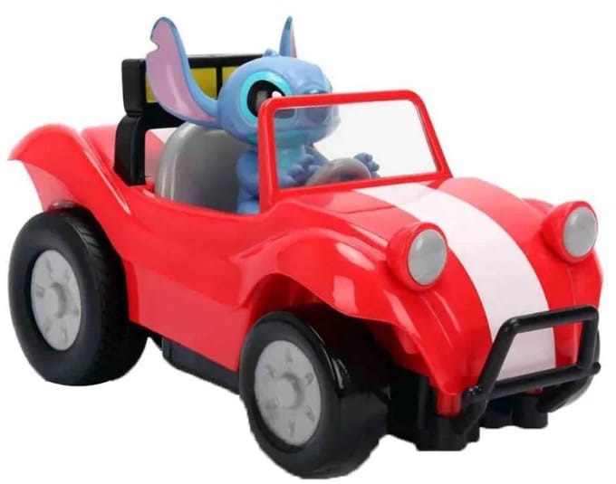 Jada Stitch Buggy 1:32 14 Cm Radiografische Besturing Rood