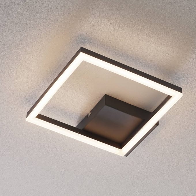 Landelijke Plafondlamp - FabasLuce - Metaal - Landelijk - E27 - L: 30cm - Voor Binnen - Woonkamer - Eetkamer -