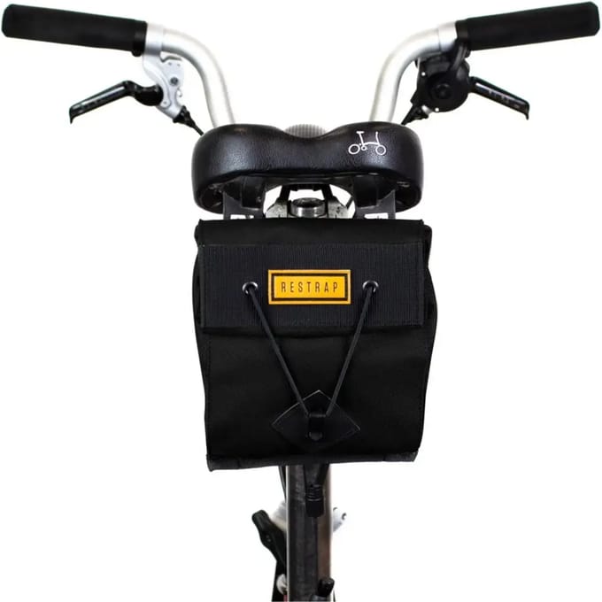 ZADELTASJE VOUWFIETS 1.2L ZWART