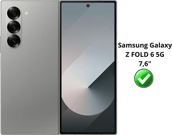 Camera Protector voor Samsung Galaxy Z Fold 6 - 2 stuks van glas Transparante glazen