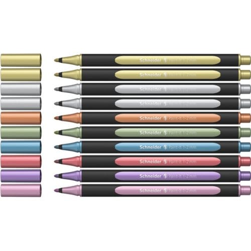 Schneider stift - metallic liner - Paint-It - 2mm - 10 stuks - metallic - S-ML02011503