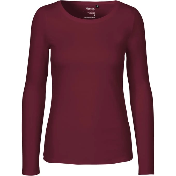 Neutral Ladies´ Long Sleeve T-Shirt NE81050 - Bordeaux - XXL