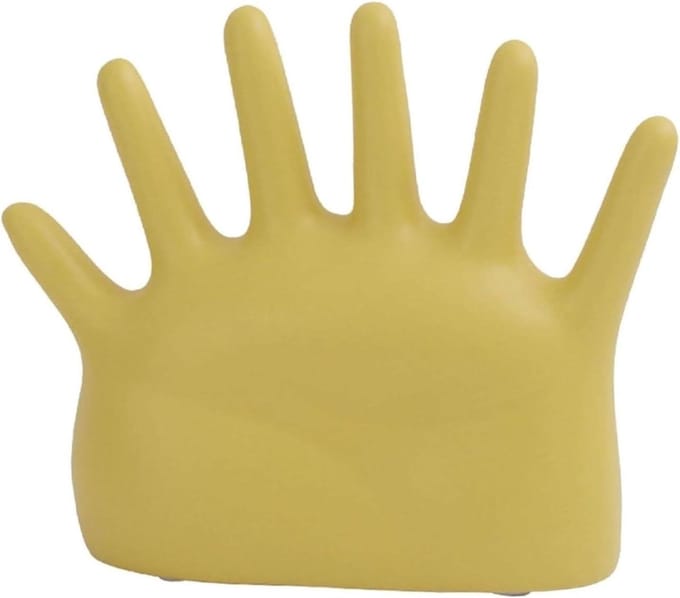Sieraden Organizer - Display Stand - Sieraden Presenteren - Handmodel Uniek - 18.5cm - Geel