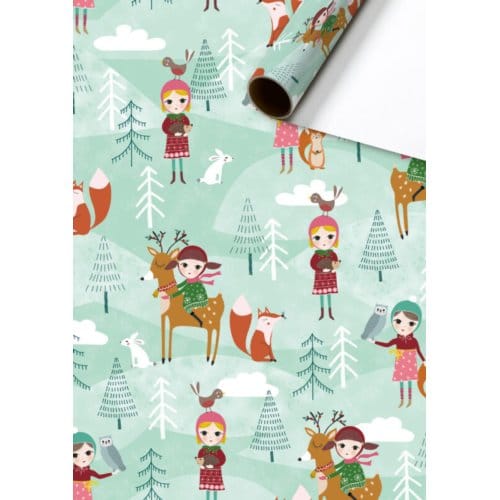 Cadeaupapier yala 70 x 200 cm, mint