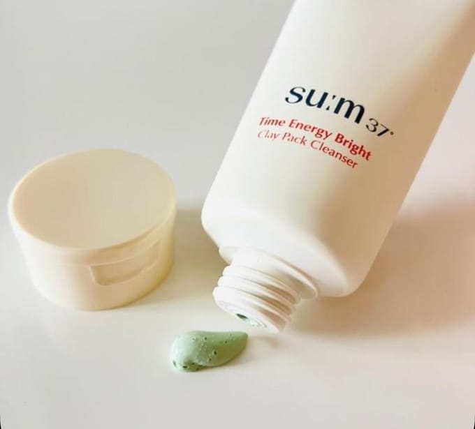 zo:m37 Time Energy Bright Clay Pack Cleanser 150ml white