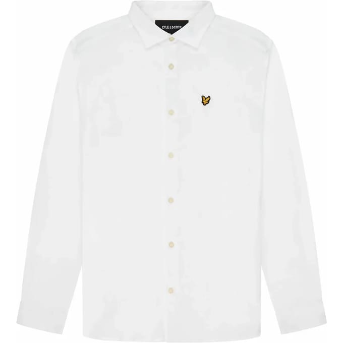 Slank overhemd in popeline met lange mouwen Lyle & Scott