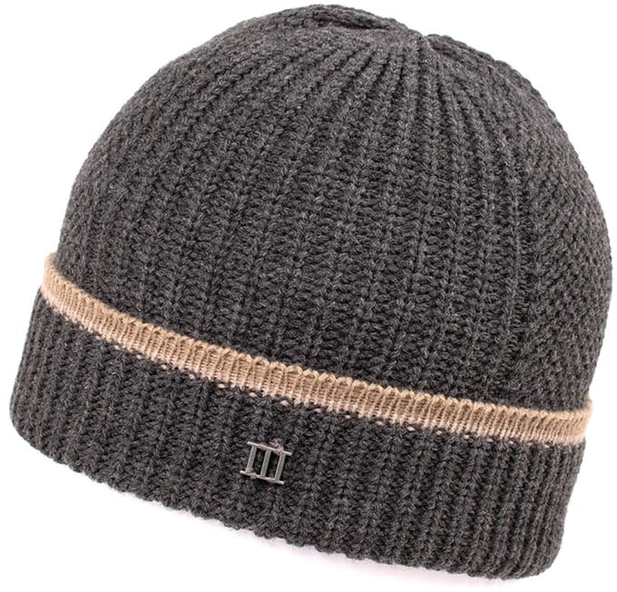 Tresanti FULSI | Knitted Beanie With Detailed Edge Grey (TRHTJE155 - 200)