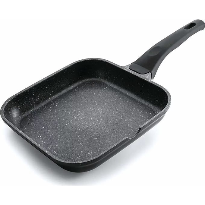 Vierkante koekenpan Lacor Eco-Piedra 28x28 cm