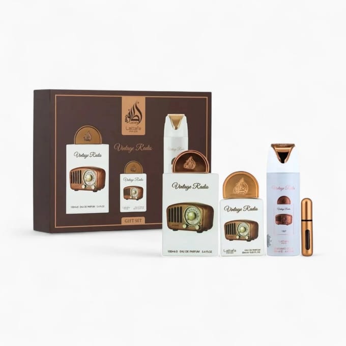 Lattafa - Pride Vintage Radio Eau de Parfum Giftset