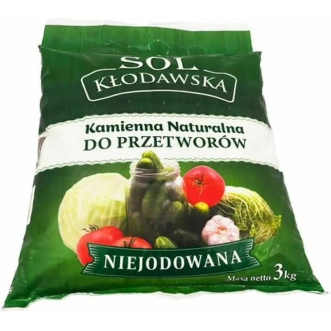 Kłodawa zout, ongejodeerd 3kg - zoutmijn Kłodawa