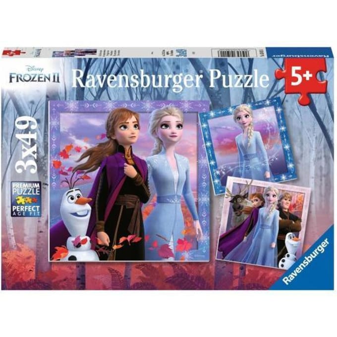 Ravensburger puzzels Disney Frozen 2 - 3 x 49 stukjes - kinderpuzzel