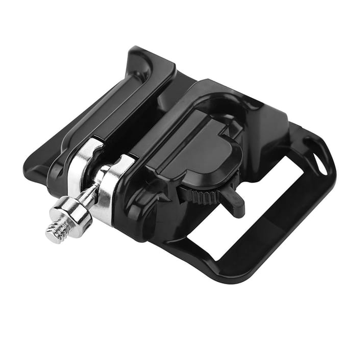 1 Stuk Camera Hanger 14 inch Schroefbevestiging Snelontgrendeling Tailleband Gesp Houder voor DSLR gray