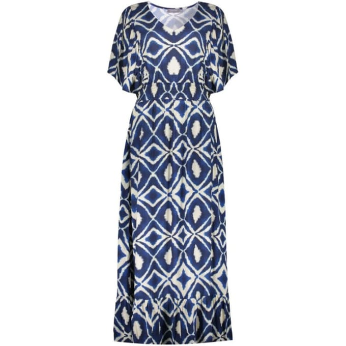 Geisha 67116-20 718 dress ecru/navy