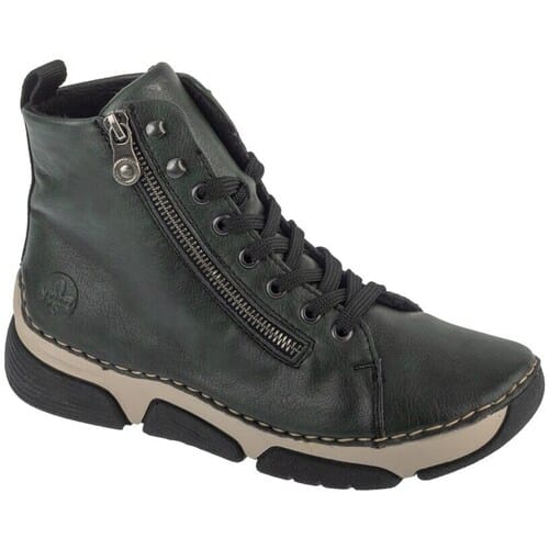 Rieker Booties, Vrouwen, Groen, Laarsjes, maat: 37
