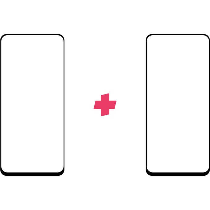 DuoPack: OPPO A94 screenprotector gehard glas Edge to Edge