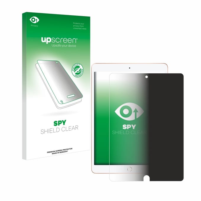 upscreen - privacy screenprotector voor Apple iPad WiFi 10.2" 2019 / 2020 - Folie Beschermfolie Blauwlichtfilter
