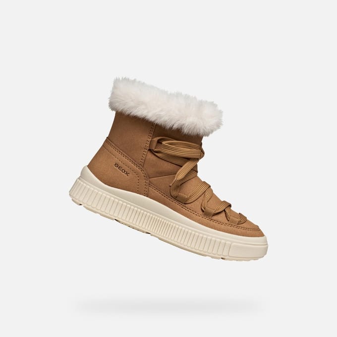 Vrouwen winterlaarzen met veters Geox Laquinny