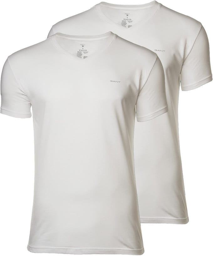 GANT T-shirt V-NECK T-SHIRT 2-PACK Set van 2