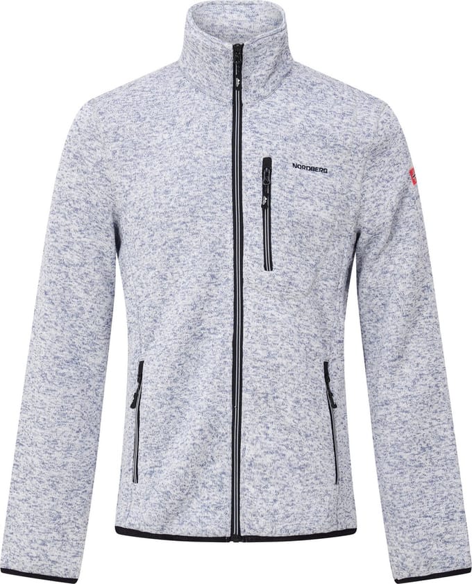 Nordberg Benjamin Fleece Vest - Heren - Lichtblauw Melange - Maat L