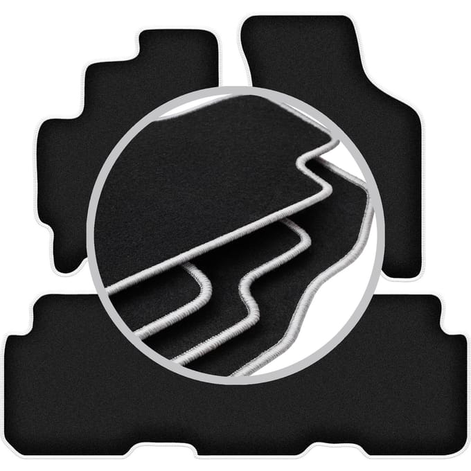 CARLUX-SILVER automatten voor: Kia Carens I minivan (1999-2006)