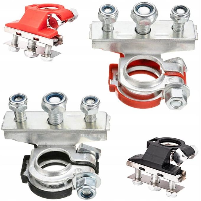 Universele Accuklemmen Plus Min M6/M8 Fiat Ducato Renault Iveco