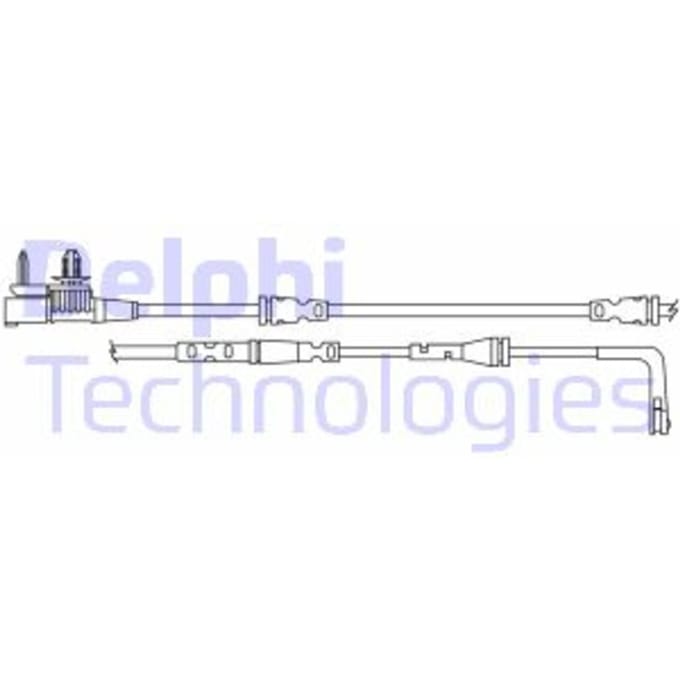 Waarschuwingscontact, remblokslijtage DELPHI LZ0313