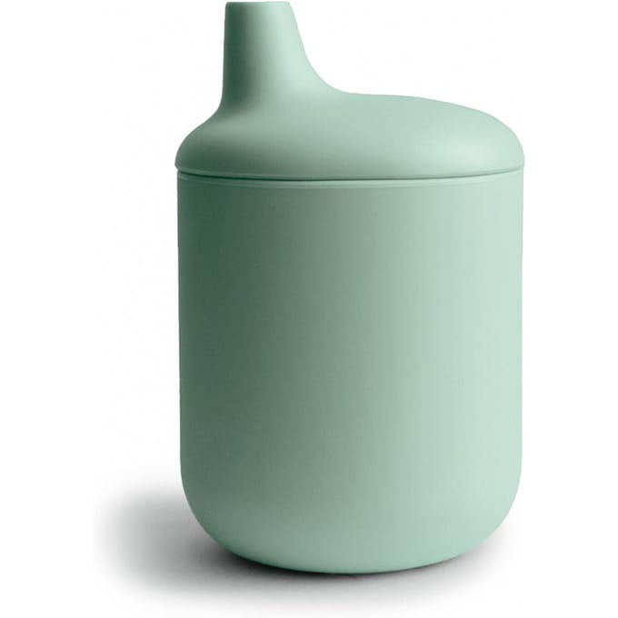 Mushie - Siliconen Tuitbeker - Sippy Cups - Cambridge Blue