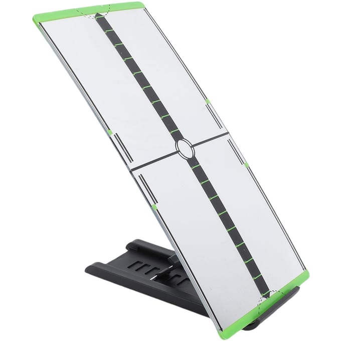 Mini Putting Spiegel voor Juiste Uitlijning Acryl Draagbare Putting Spiegel Trainingshulp Verbeterd white