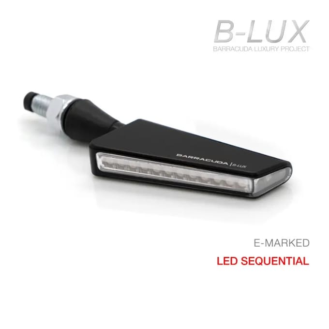 Motorfiets geleide richtingaanwijzers Barracuda SQ-led B-lux