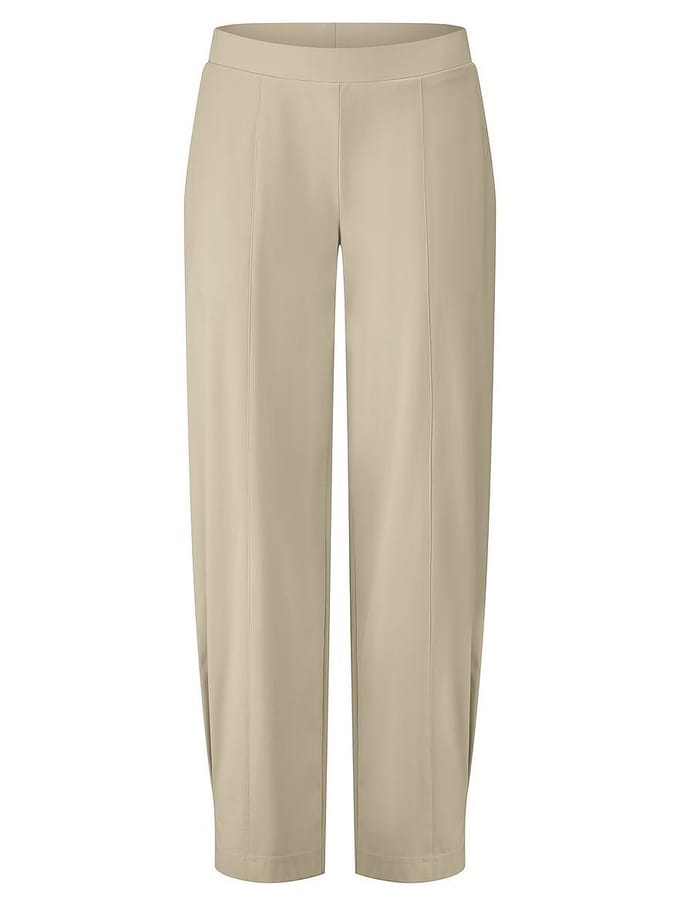 Wide Fit 7/8-broek Van Peter Hahn beige