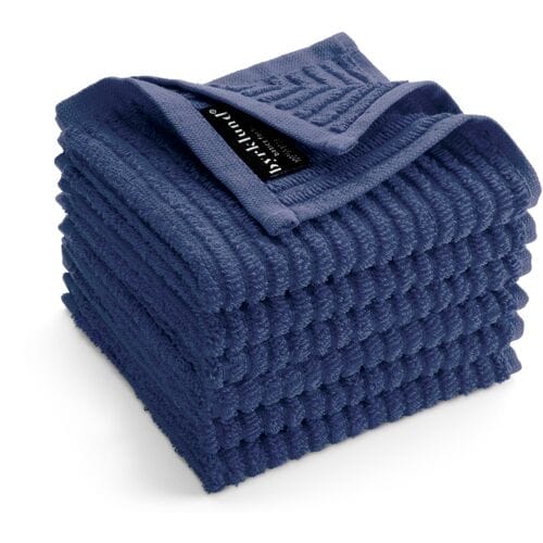 Byrklund Vaatdoek Katoen - Clean & Shiny - 6x 30x30 - Blauw