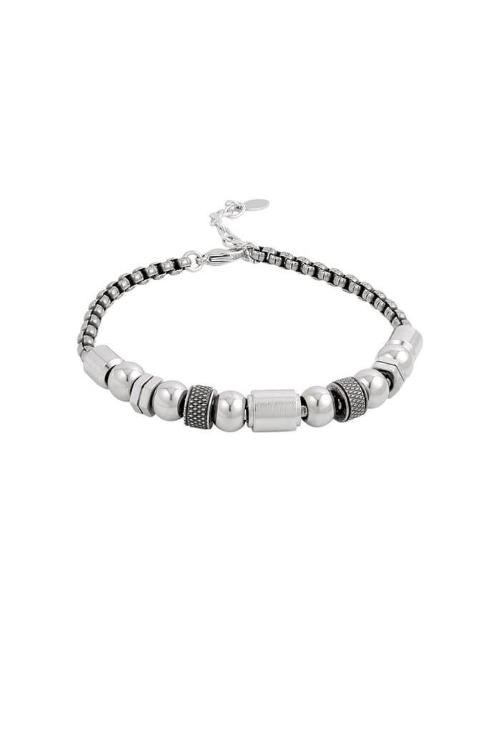 Heren armband - 20 cm - rvs- cadeau - Stoere armband mannen