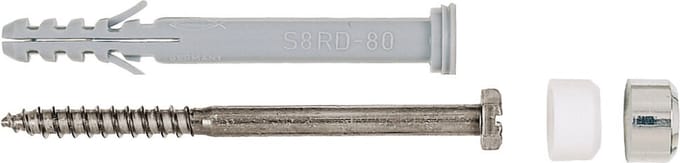 Fischer S 8 RD 80 WCR Sanitairbevestiginsset