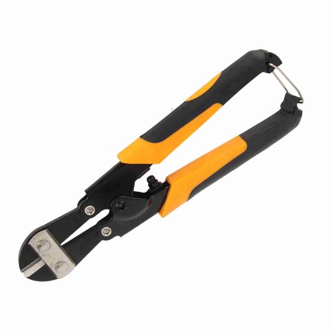 8 inch Zware Uitvoering MiNi Bolt Knippers Draadkabel Kniptang Knipgereedschap black