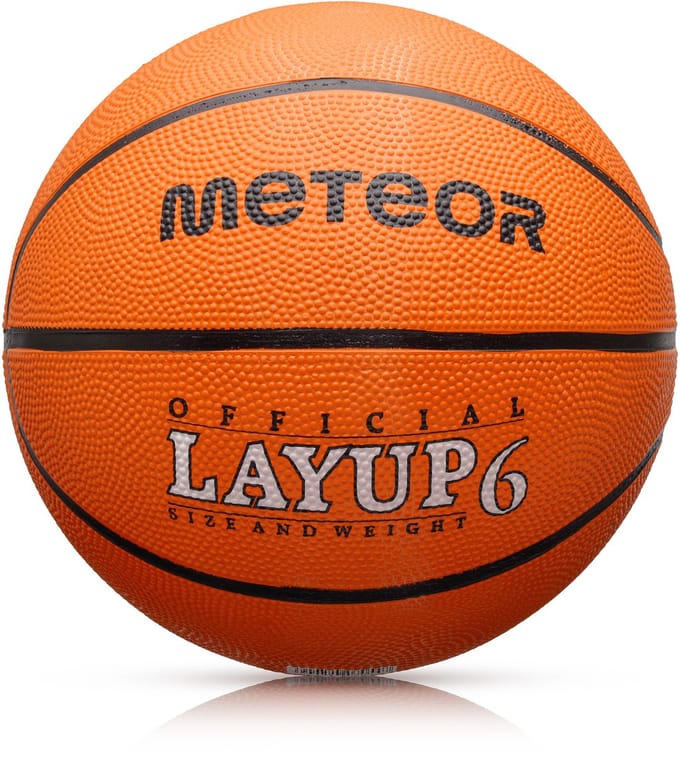 Meteor Layup 6 - Basketbal - voor het spelen van basketbal - Sportuitrusting - Oranje