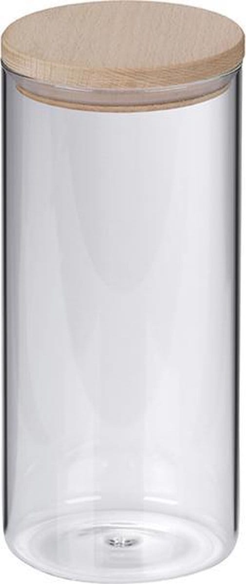 Kela Keuken - Amelie Voorraadpot 1,5 liter - Glas - Transparant