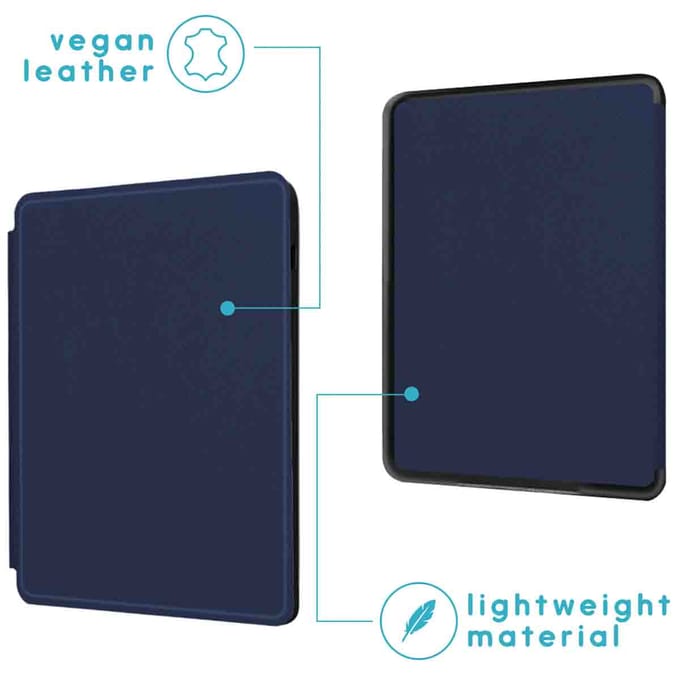 imoshion Slim Hard Case Bookcase voor de Amazon Kindle (2024) / Amazon Kindle (2022) 11th gen - Donkerblauw