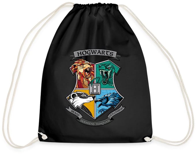 Harry Potter Hogwarts Logo Gymtas