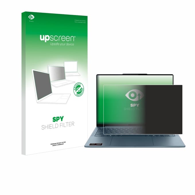 upscreen - privacyscherm voor Lenovo Yoga Slim 7 Gen 10 14" Non-Touch - privacy filter screenfilter Blauwlichtfilter