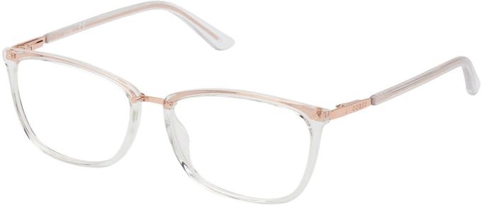 Guess Women Eyeglasses Gu2958 026 Clear/54-15-140 white