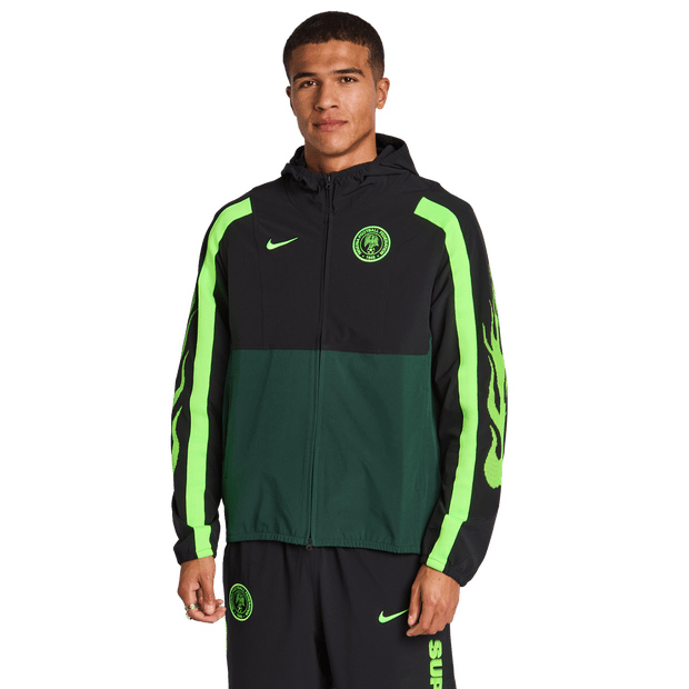 Nike Nigeria Trainingspakken Heren - Zwart - Maat M - Poly Woven