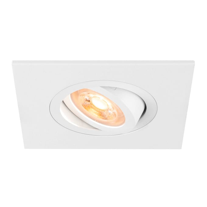 SLV Nieuwe Tria 75 XL Vierkante GU10 Inbouw Downlight Wit - 1007627 - E3ZHA
