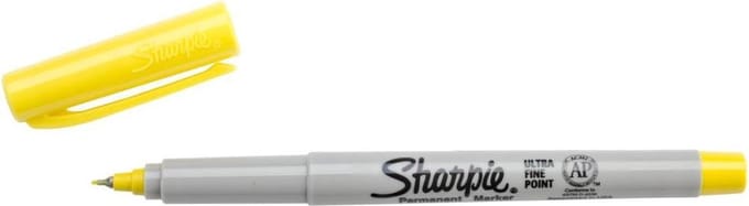 Sharpie Ultra Fine Pen Yellow - 1255
