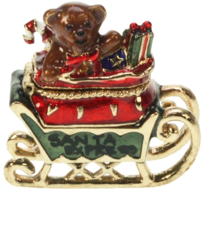 Doosje Kerstslee met speelgoed, 5x2x5cm