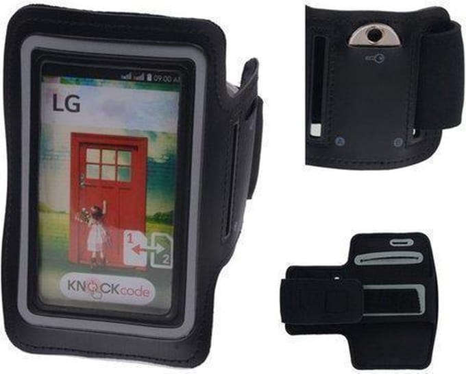 LG Volt Zwart Sport Armband Neopreen