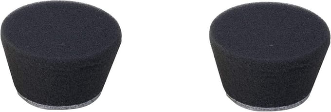 Zachte Polijstsponzen 2 stuks met Klittenband - Diameter 30 mm