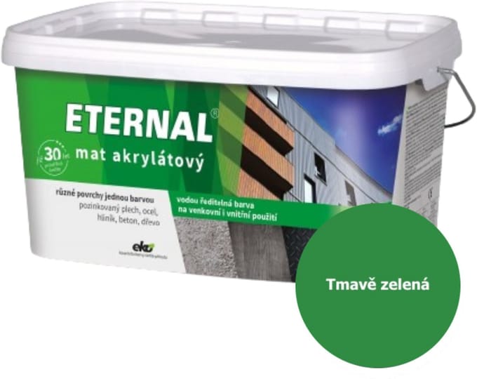 Eternal MAT Acryl 5 kg, 022 Donker groen